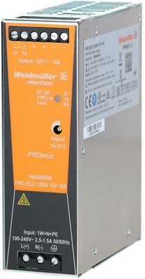 Weidmüller PRO ECO 120W 12V 10A Schaltnetzgerät (1469580000)