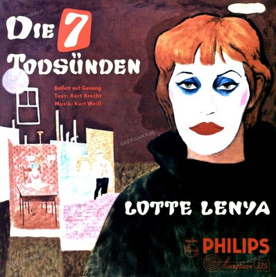 Lotte Lenya - Die 7 Todsünden LP (VG/VG) .*