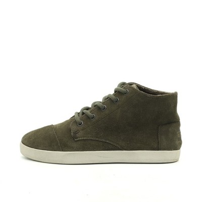 Toms Damen High-Top Sneaker Olivgrü Wildleder Mittel High-Top-Sneaker EU 39