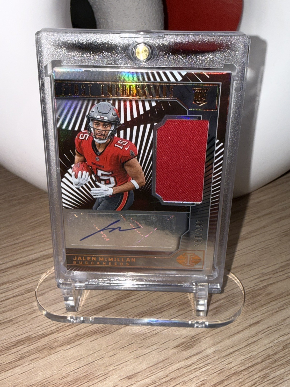 Jalen McMillan Panini Illusions #117 Autograph Memorabilia