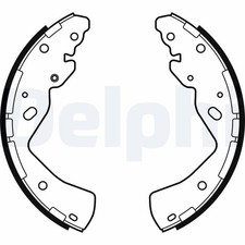 DELPHI Bremsbackensatz LS2143 für FORD RANGER TKE EcoBlue 4x4 TDCi NISSAN NAVARA