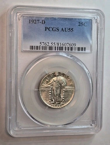 1927-D Standing Liberty Quarter PCGS AU55