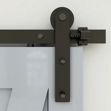 4 20FT Sliding Barn Door Hardware Closet Kit for Single/Double/Bypass I Roller