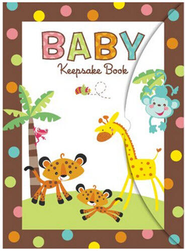 Fisher Price Animals of Rainforest BABY SHOWER KEEPSAKE BOOK party supplies - Picture 1 of 1