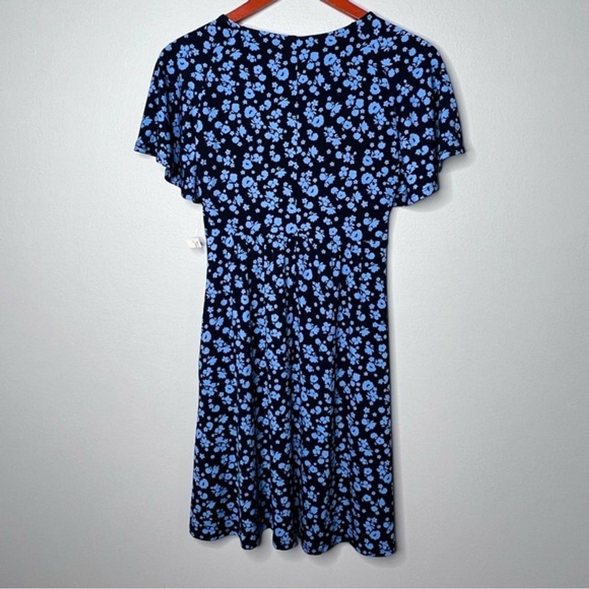 green emerald velvet dress Floral Print Flutter Sleeve Side Split Maxi Formal Dress