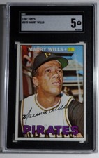 1967 TOPPS BASEBALL #570 MAURY WILLS HIGH#