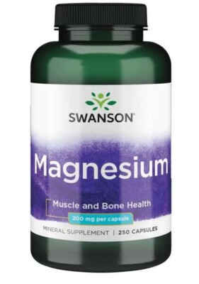 SWANSON MAGNESIUMOXID 200 MG 250 KAPSELN