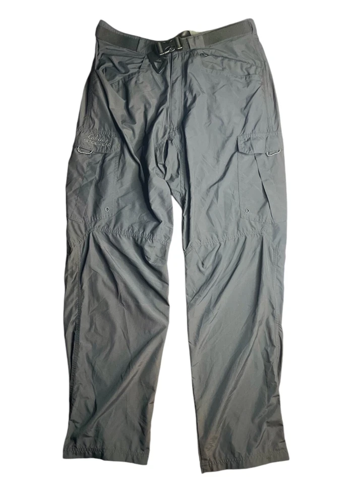 Calça de caminhada feminina Cabela’s cinza com cinto tamanho M - Imagem 3 de 4