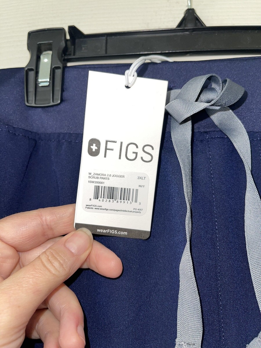 【 sige  】 Figs Zamora 2.0 Jogger Scrub Pants Navy Blue Technical Collection