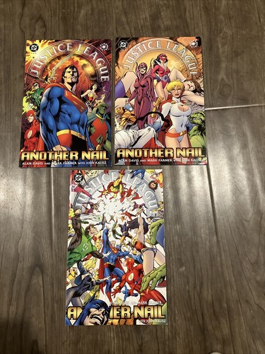 Justice League Another Nail books 1-3 complete set new
