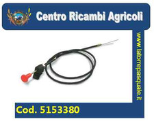 5153380 CAVO STOP ARRESTO MOTORE TRATTORE FIAT640 680 780 880 980 ECC. 1250mm