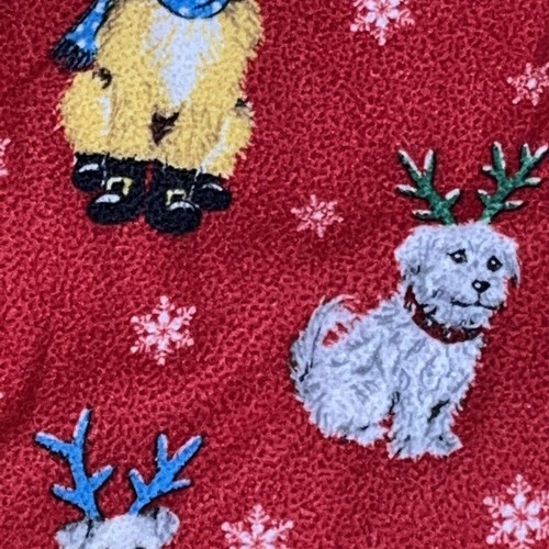 NICK & NORA Christmas Dogs Flannel Holiday Pajamas Set PJs Girls Boys XL 16-18 - Picture 14 of 16