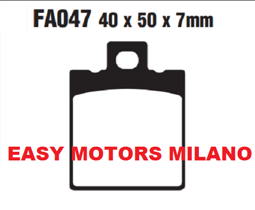 Paire Plaquette de Frein EBC Arrière FA047 Gilera XR1 125 1989> - Photo 1/2