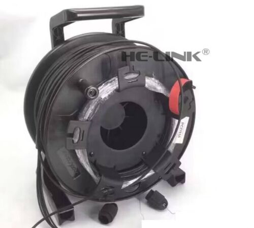 100Meters Armored MPO(F) to MPO(F) Type A 12 Strands OM3 with Fiber Cable Reel - Picture 2 of 3