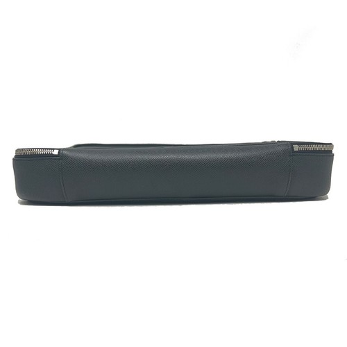 Borsa per laptop Louis Vuitton nera Odessa Taiga da uomo in pelle SENZA CINTURINO - Foto 4 di 9