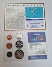 1 Cent - 50 Cents 2000/2006 Excellent Condition Coins Set Fiji 🇫🇯 