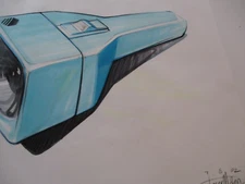 BEERMAN ORIGINAL PAINTING ILLUSTRATION FLASH LIGHT MOD TECHNOLOGY 1992 VINTAGE