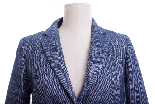 Chaqueta Blazer Mujer Purdey Clásica Talla 36 Azul (Q7) - Imagen 7 de 14