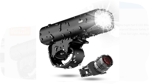 Bike Light 1000 Lumen \u0026 Rear USB 