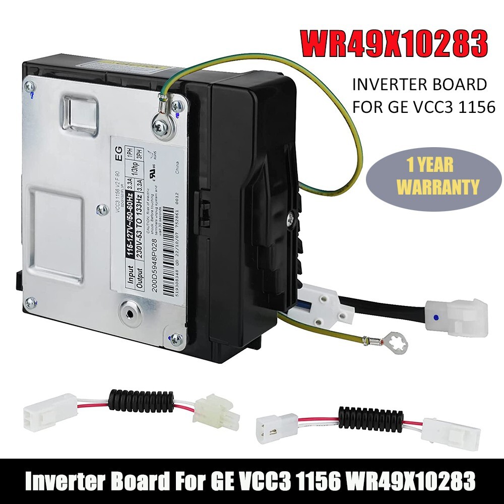 Replacement Inverter Board For GE VCC3 1156 WR49X10283 AP5669522 PS6883663