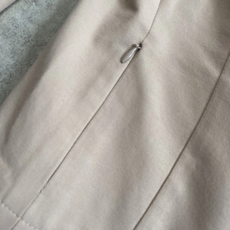 Blazer Basler Mujer 6 Cremallera Frontal Tostado Minimalista Cuello Redondo Elegante Chaqueta Oficina Foto 3 de 4