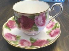 Royal Albert Old English Rose Tea Cup And Saucer