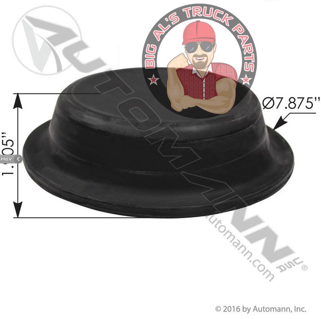 Type 36 Brake Chamber Pancake Diaphragm, 8.750 in O.D. # 179.DT36 | eBay