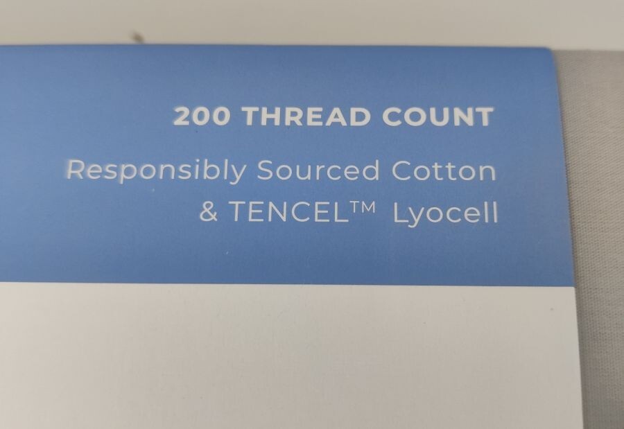 Retreat by West Park Double DEEP Fitted Sheet 200 Thread Count Cotton