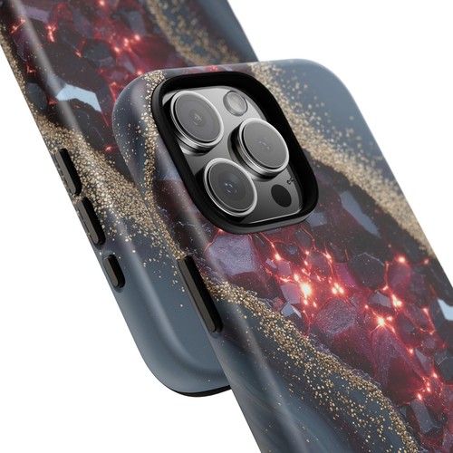 Ruby Geode Gray Marble Crystal - Phone Ink Case for iPhone, Galaxy, Pixel - 第 15/281 張圖片