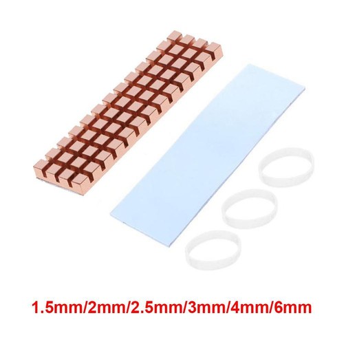 PC Notebook SSD Heat Sink for M.2 2280 PCI-E NVME with Thermal Pad (1.5mm) - Bild 4 von 8