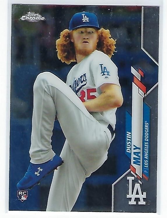 2020 Topps Chrome - Dustin May Rookie - #176