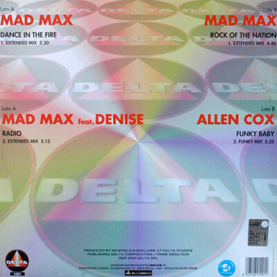 Mad Max (4) - Dance In The Fire / Radio / Rock Of The Nation / Funky Baby / VG /