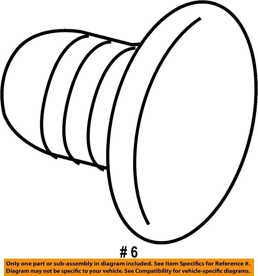 CHRYSLER OEM 07-18 Wrangler JK Componentes de guardabarros-Tuerca de revestimiento de guardabarros 6510358AA Foto 2 de 2