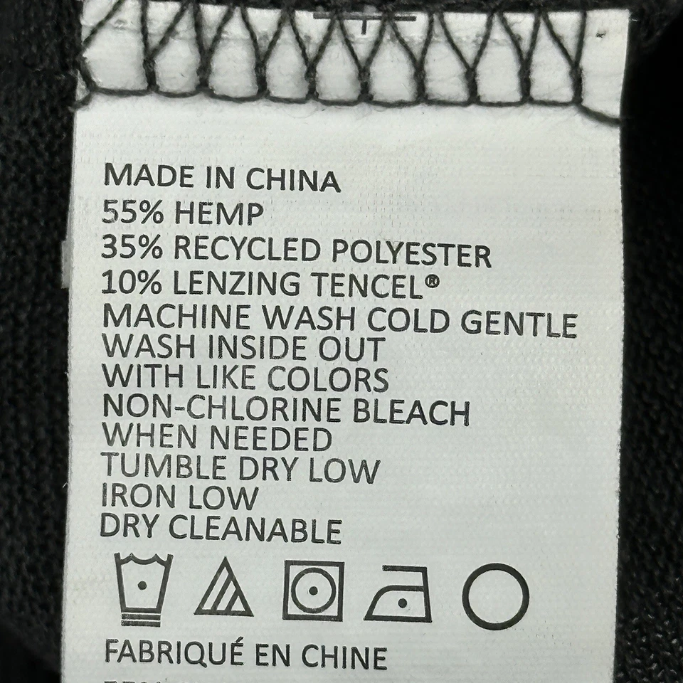 prAna Women’s Dress Cozy Up Henley Mini Olive Green Size M Hemp Casual - Image 4 of 4