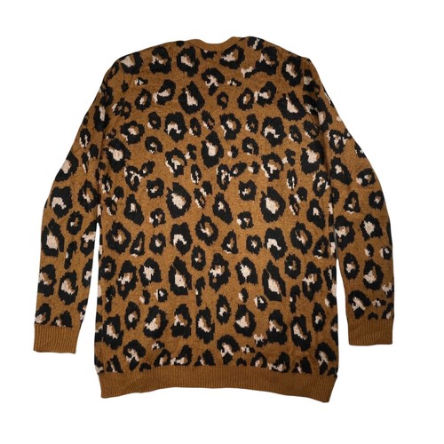 Witty Fox Leopard Print Open Front 