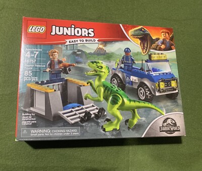 LEGO 10757 Juniors Raptor Rescue Truck Brand New Sealed Retired