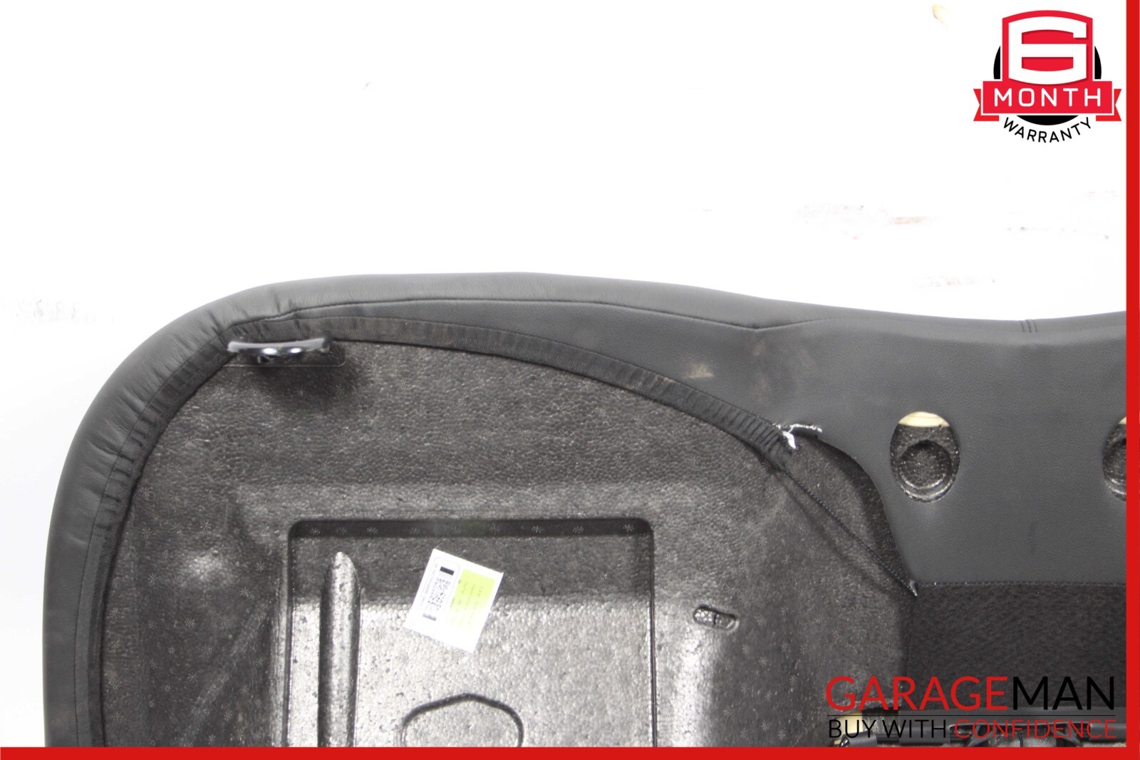 14-17 Maserati Ghibli Rear Bench Lower Bottom Seat Cushion Cover Black OEM