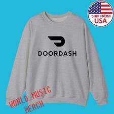 Doordash Food Delivery Grey Size S-3XL