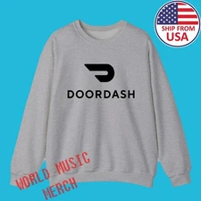 Doordash Food Delivery Grey Size S-3XL