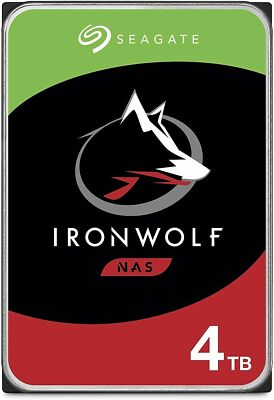 ST4000VN008 Seagate IronWolf NAS 4TB 5900RPM SATA3 64MB Hard Drive Disk 3.5''