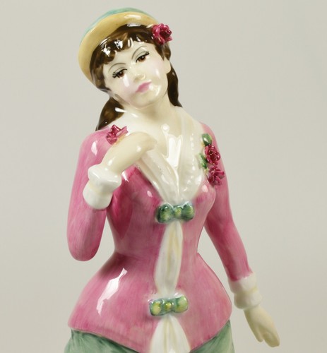 Schöne Royal Doulton Fine Bone Chinafigur ~ HN4160 ~ seltene Colourway ~ Sally - Bild 3 von 4
