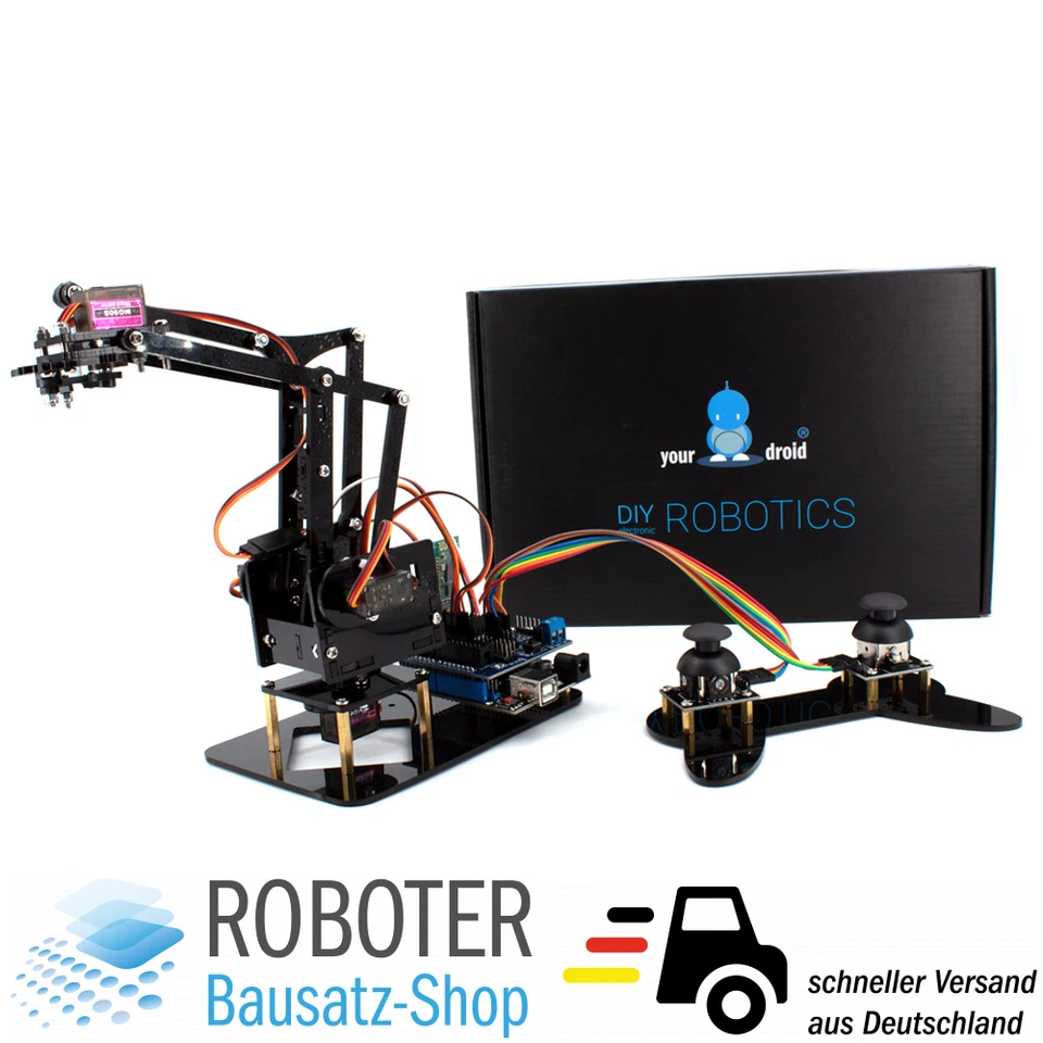 YOUR DROID yourDroid Roboterarm Bausatz kompatibel mit Arduino UNO