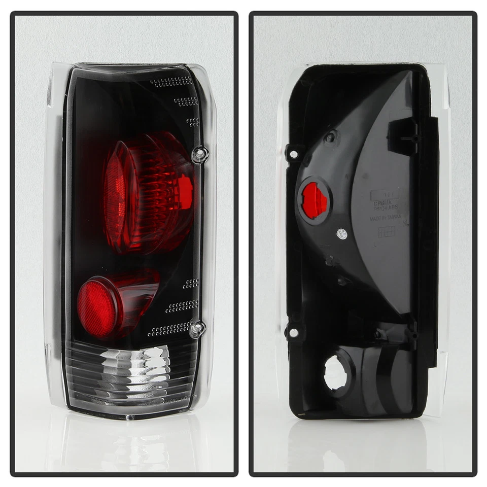 Luces traseras negras Ford F150 F250 F350 Bronco 1987-1996 luces de freno izquierda+derecha Foto 2 de 4