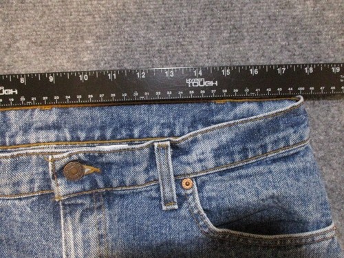 Levis 550 Jeans Men's 36x32 Relaxed Tapered Y2K Vintage USA Made Baggy 90s - Picture 11 of 15