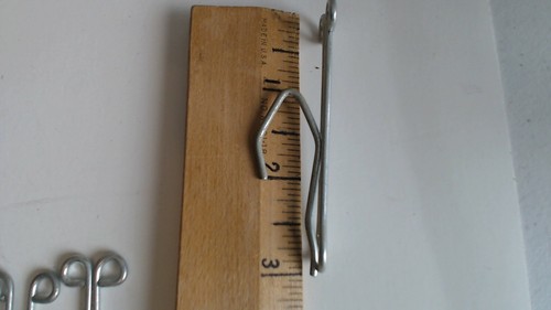 3" Slip-on Drapery Pins Hooks for Traverse Rod 35 CT. 1" drop - Picture 2 of 4