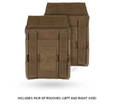 Crye Precision JPC Jumpable Plate Carrier Side Plate Pouch Set - Coyote Tan