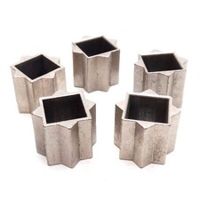 Lot of 5 Star Drive Adapter Sleeve, 14mm Inside, 17mm Outside, 19mm Long