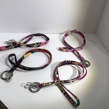 Vera Bradley Lanyard Keychain ID Holder Lot Of 4 VB1 C