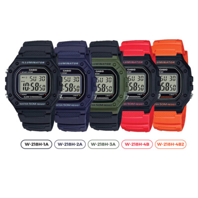 GENUINE Casio W-218H Classic Digital Sports Watch Mens Unisex Youth NEW |  eBay