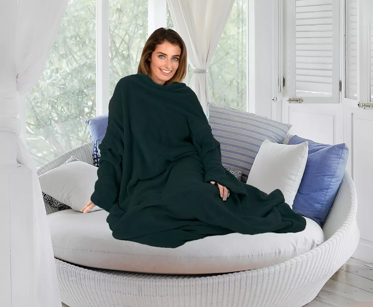 Super soft black blanket sales